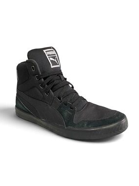 PUMA Sky Street Vulc High Top Sneakers All-Black Men’s size 8.5